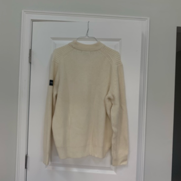 Mens Calvin Klein Cream Sweater size L - Picture 7 of 7
